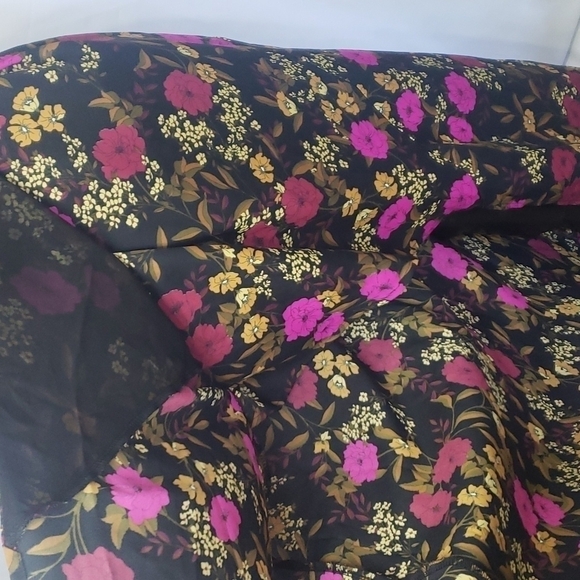 Astr Purple and Black Maxi Dress with Slit Spaghetti Straps - Picture 8 of 12